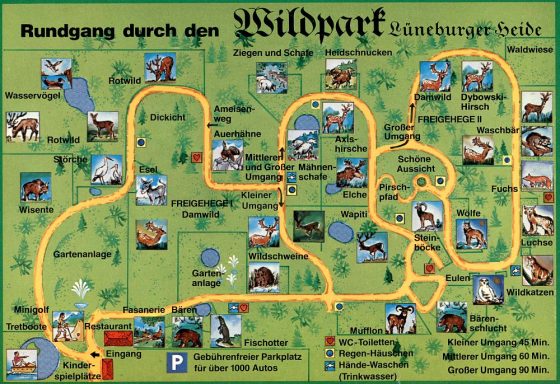 Zoomap Wildpark Lüneburger Heide