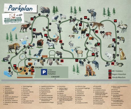 Zoomap Wildpark Lüneburger Heide