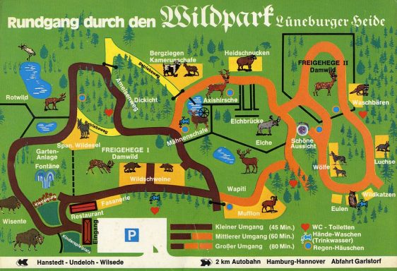 Zoomap Wildpark Lüneburger Heide
