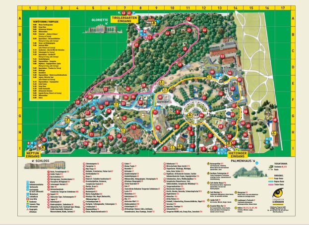 Wien (Zoo Schönbrunn) Zooplan