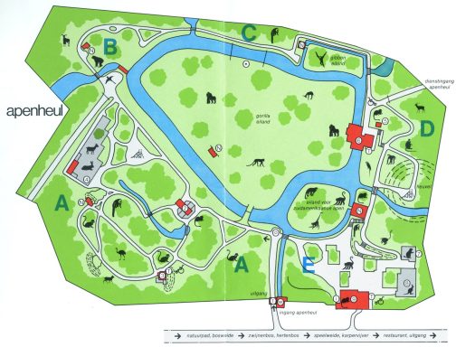 Apenheul Zoo Zoomap